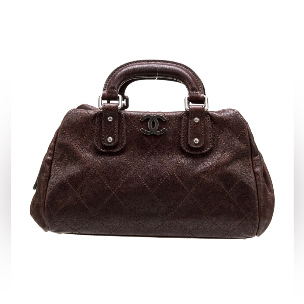 Chanel Outdoor Ligne Bowler Bag Brown “Authentic”
